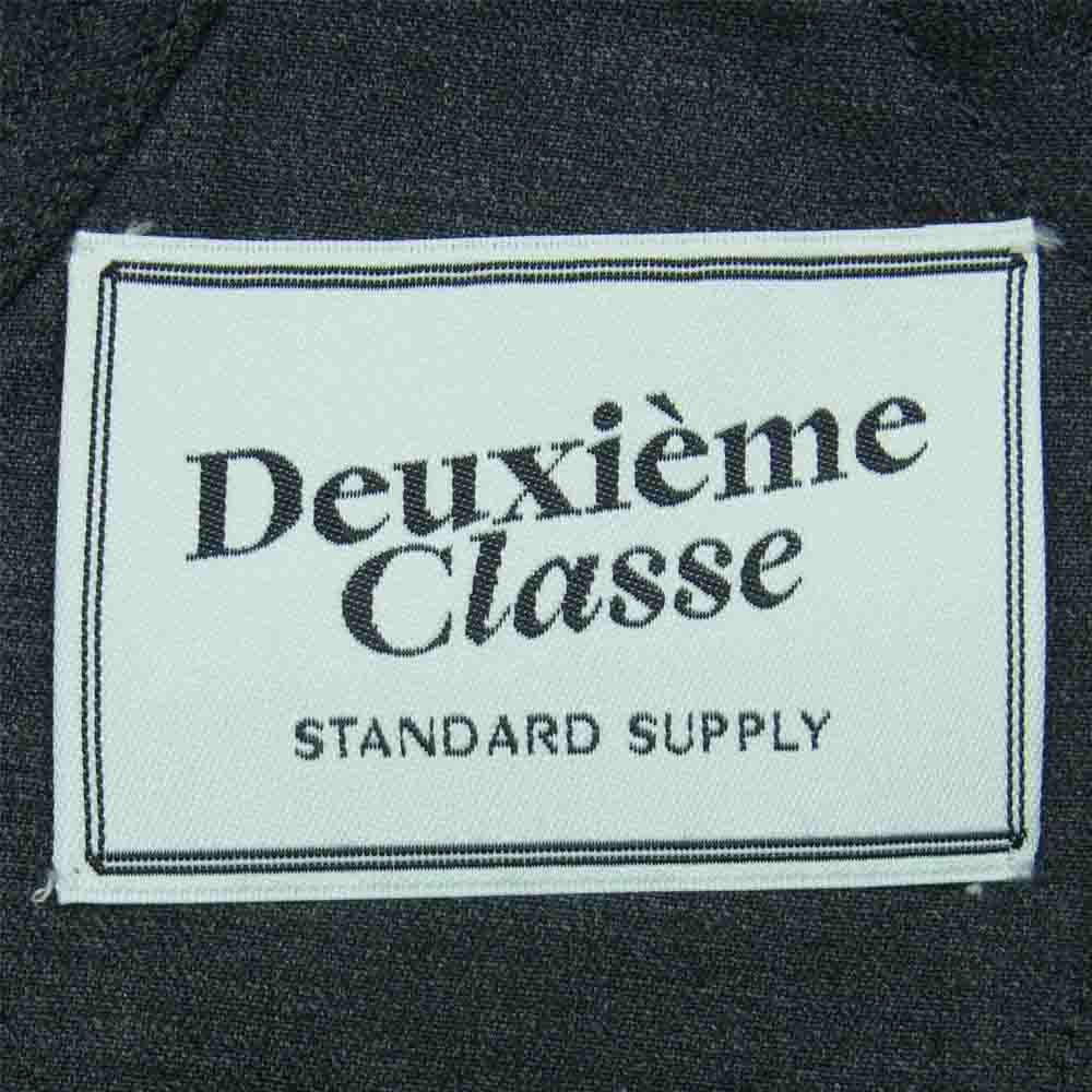 Deuxieme Classe ドゥーズィエムクラス サマーウール サロペット オーバーオール 日本製 グレー系 38【新古品】【未使用】【中古】
