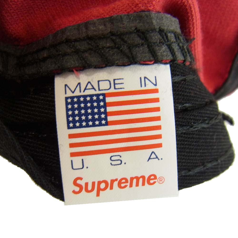 Supreme シュプリーム 16SS Neon Velour Camp Cap ネオン ベロア キャンプ キャップ レッド系【中古】