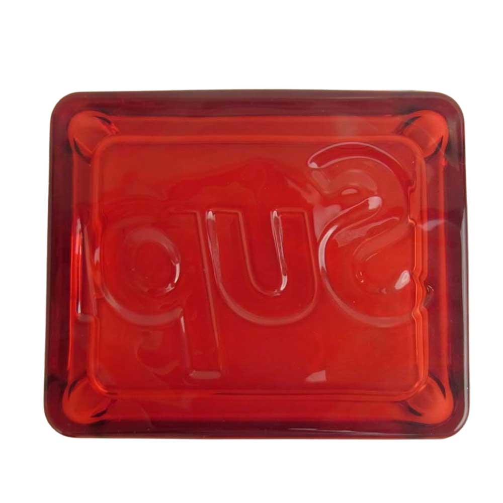 Supreme シュプリーム 20SS 20SS Debossed Glass Ashtray レッド系【新古品】【未使用】【中古】