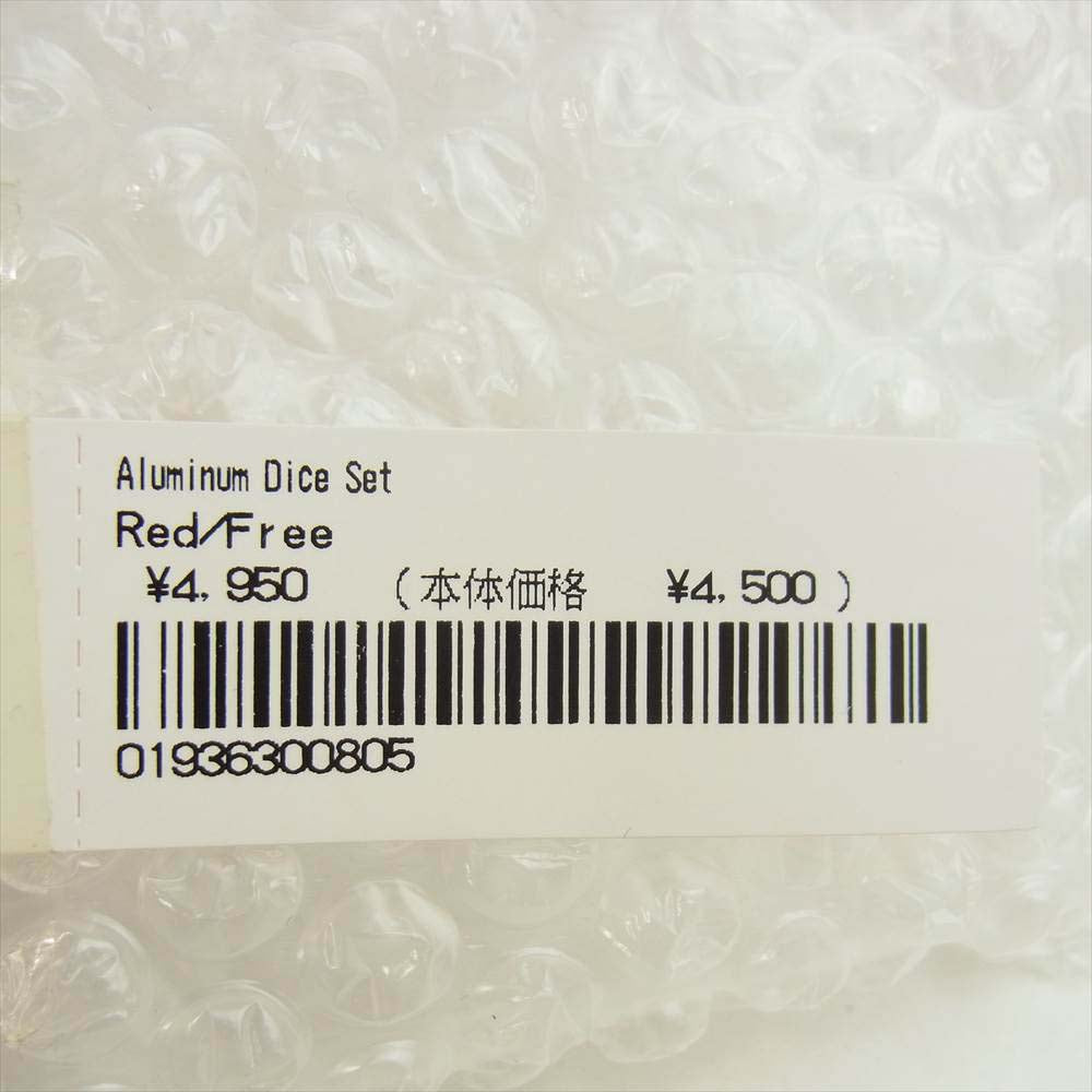 Supreme シュプリーム 21SS aluminum dice set アルミニウム ダイス セット レッド系【美品】【中古】