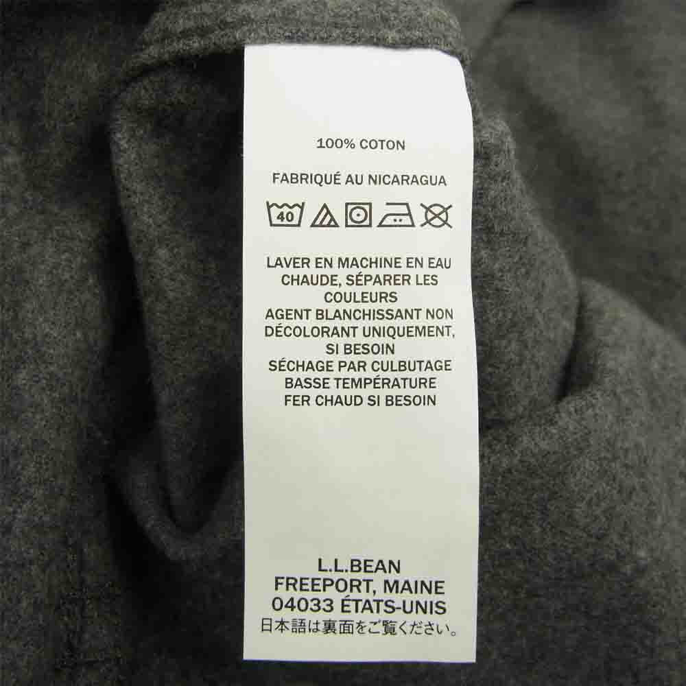 L.L.Bean エルエルビーン コットン フランネル 長袖 シャツ グレー系 XL【新古品】【未使用】【中古】