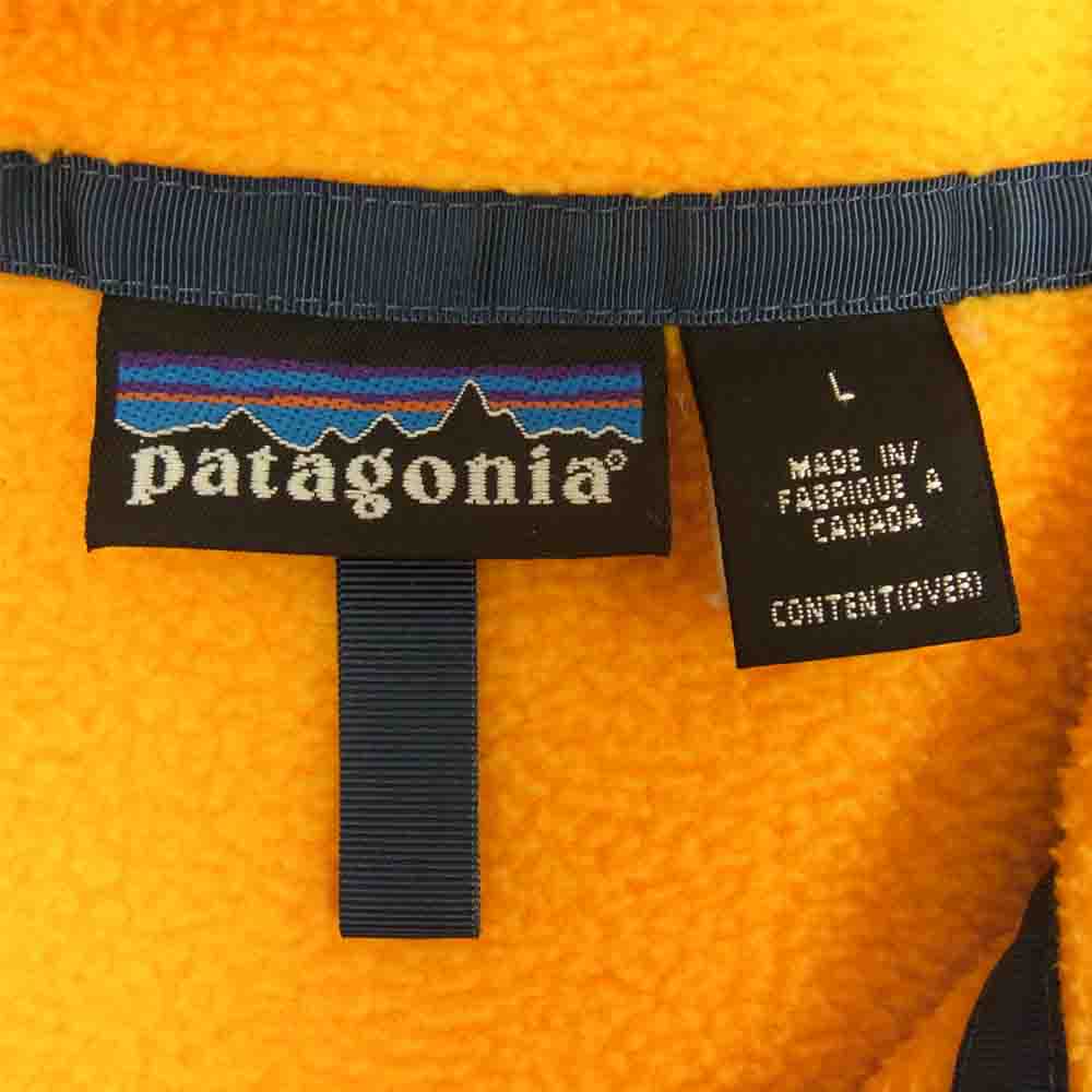 patagonia パタゴニア 05AW 25450 Synchilla Snap-T シンチラ スナップ T フリース プルオーバー ジャケット イエロー系 L【中古】
