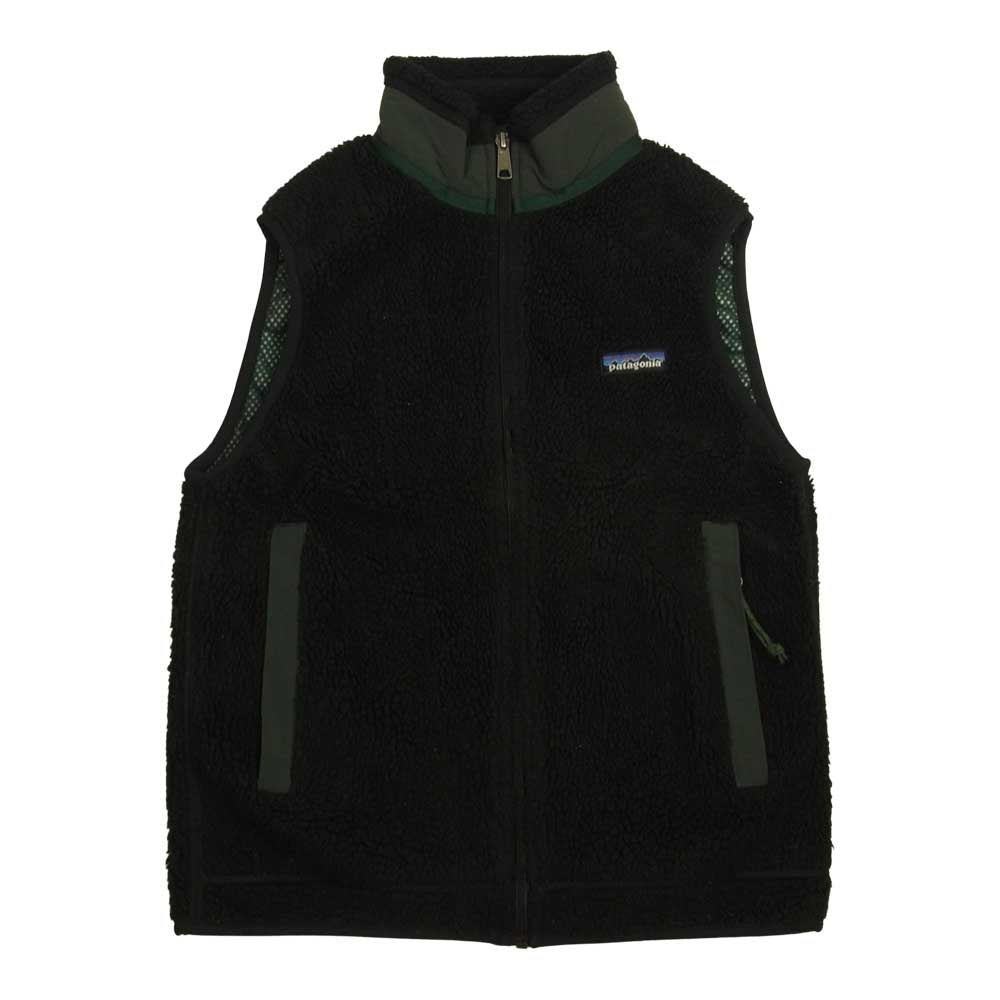 patagonia パタゴニア 97AW 23043 97年製 PEF Retro X Vest レトロ X フリース ベスト ブラック系 XS【中古】