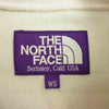 THE NORTH FACE ノースフェイス NT6813N PURPLE LABEL パープルレーベル CUT OFF H/S CREW NECK BIG SWEAT カットオフ クルー ビッグ 半袖 スウェット ホワイト系 S【極上美品】【中古】