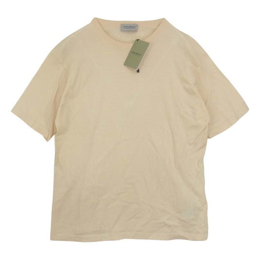 JOHN SMEDLEY ジョンスメドレー S4431 イギリス製 T-SHIRT CN SS コットン クルーネック 半袖ニット Tシャツ ECRU ベージュ系 M【美品】【中古】