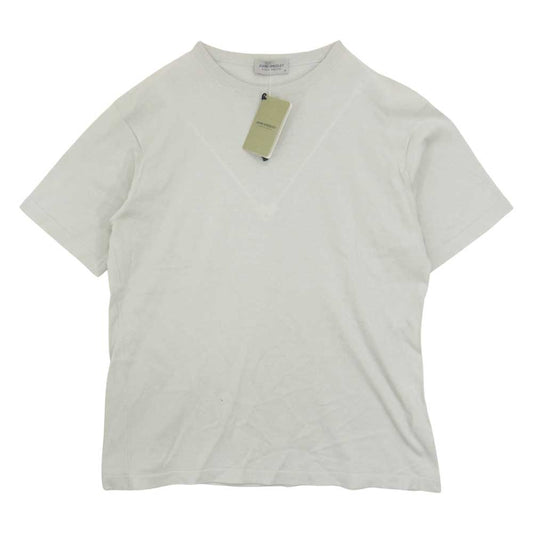 JOHN SMEDLEY ジョンスメドレー S4431 イギリス製 T-SHIRT CN SS コットン クルーネック 半袖ニット Tシャツ CLOUD グレー系 M【美品】【中古】