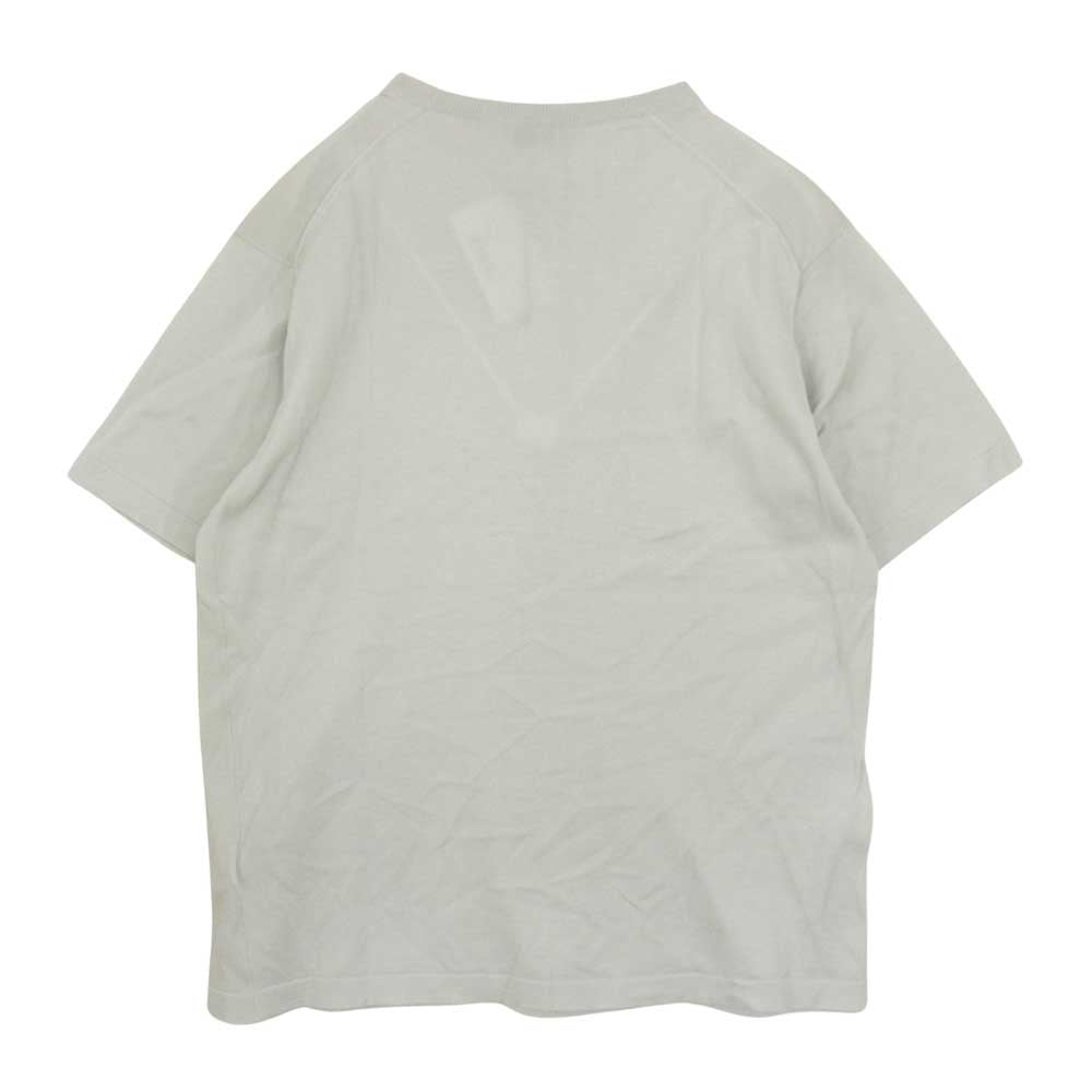 JOHN SMEDLEY ジョンスメドレー S4431 イギリス製 T-SHIRT CN SS コットン クルーネック 半袖ニット Tシャツ CLOUD グレー系 M【美品】【中古】