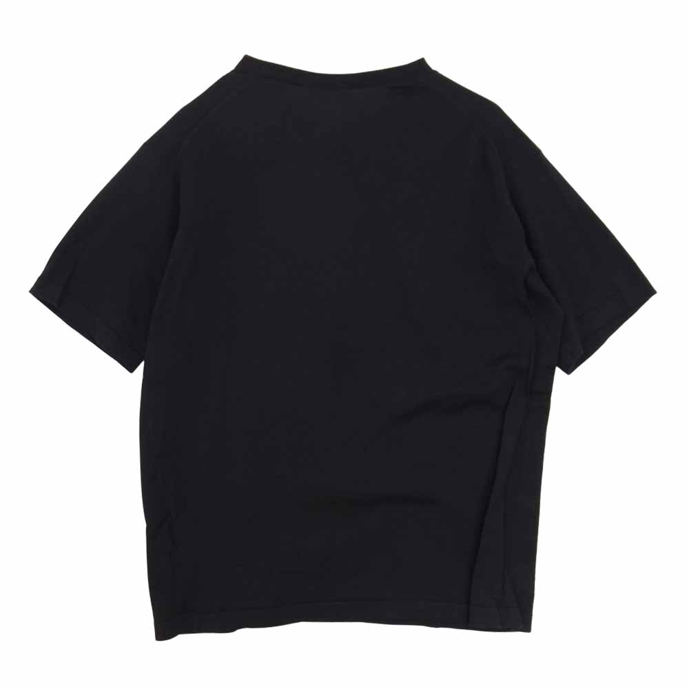 JOHN SMEDLEY ジョンスメドレー S4431 イギリス製 T-SHIRT CN SS コットン クルーネック 半袖ニット Tシャツ NAVY ネイビー系 M【美品】【中古】