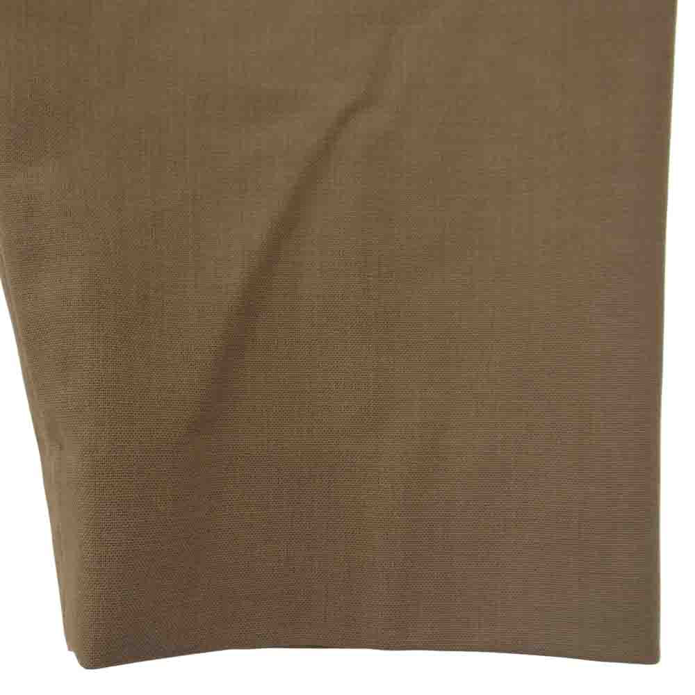JOHN SMEDLEY ジョンスメドレー A2716FP 208 WOOL GABARDINE EASY PANTS ウール ギャバジン イージーパンツ トープ ブラウン系 M【新古品】【未使用】【中古】