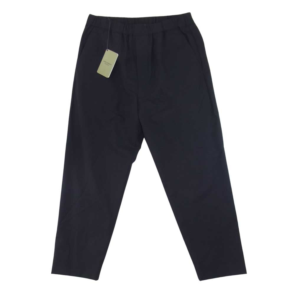 JOHN SMEDLEY ジョンスメドレー A2716FP 208 WOOL GABARDINE EASY PANTS ウール ギャバジン イージーパンツ 黒 ブラック系 M【新古品】【未使用】【中古】
