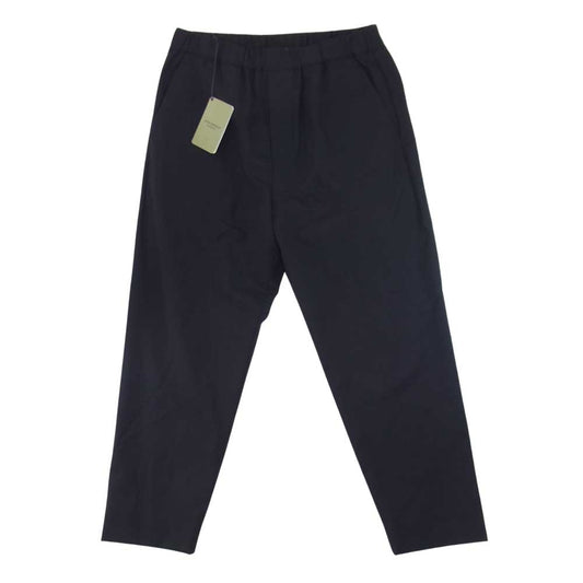 JOHN SMEDLEY ジョンスメドレー A2716FP 208 WOOL GABARDINE EASY PANTS ウール ギャバジン イージーパンツ 黒 ブラック系 M【新古品】【未使用】【中古】