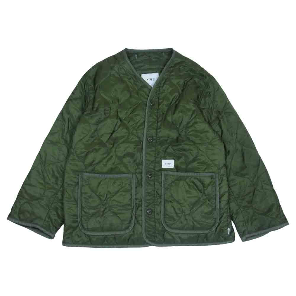 WTAPS ダブルタップス 19AW 192BRDT-JKM05 WLJ JACKET ライナー キルティング インナー ジャケット モスグリーン系 2【中古】