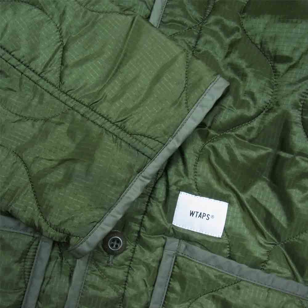 WTAPS ダブルタップス 19AW 192BRDT-JKM05 WLJ JACKET ライナー キルティング インナー ジャケット モスグリーン系 2【中古】