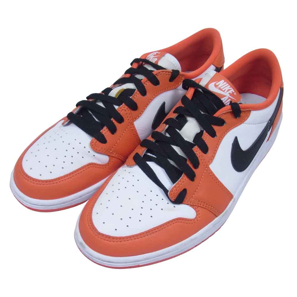 NIKE ナイキ CZ0775-801 AIR JORDAN 1 LOW OG AJ1 エアジョーダン ローカット スニーカー オレンジ系 US10.5【美品】【中古】