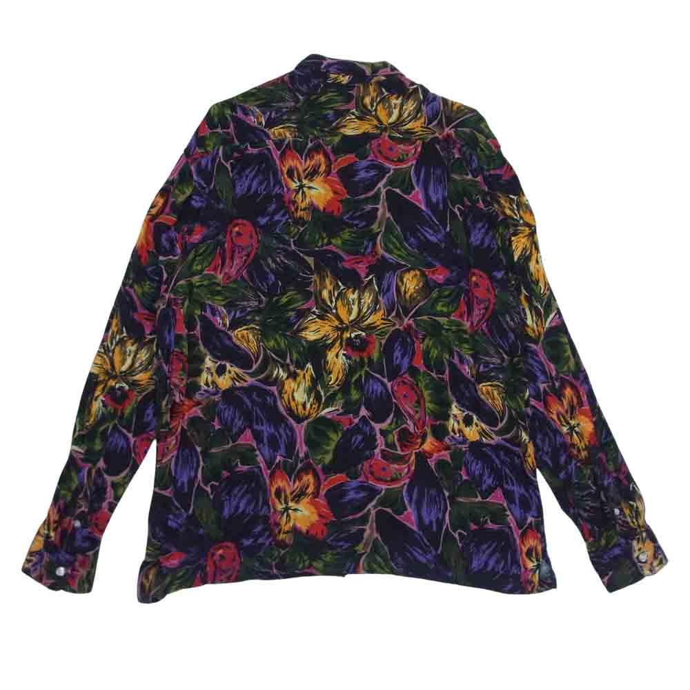 Supreme シュプリーム 16SS Painted Floral Rayon Shirt ペイント フローラル レーヨン シャツ マルチカラー系 L【中古】