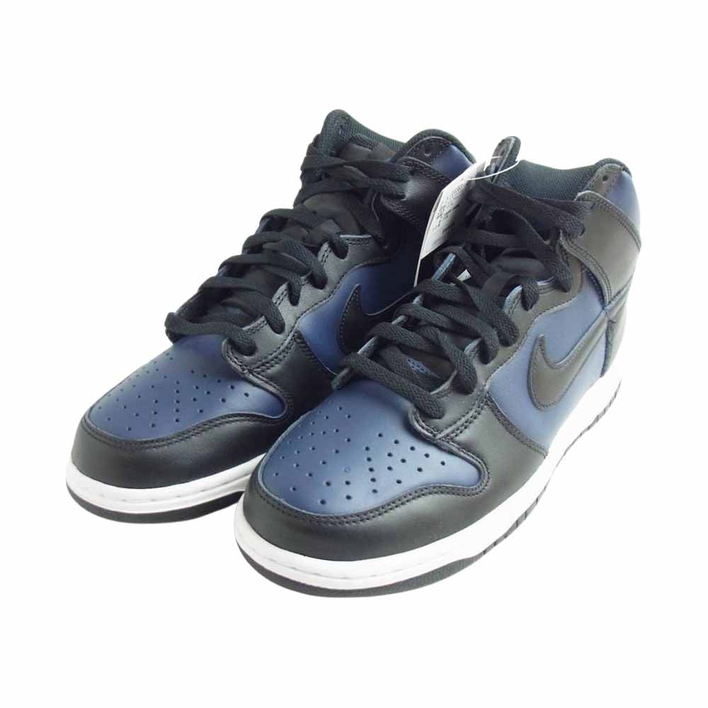 NIKE ナイキ DJ0383-400 NIKE DUNK HIGH FRAGMENT DESIGN ナイキ ダンク ハイ フラグメン デザイン スニーカー ブラック系 ネイビー系 28cm【新古品】【未使用】【中古】