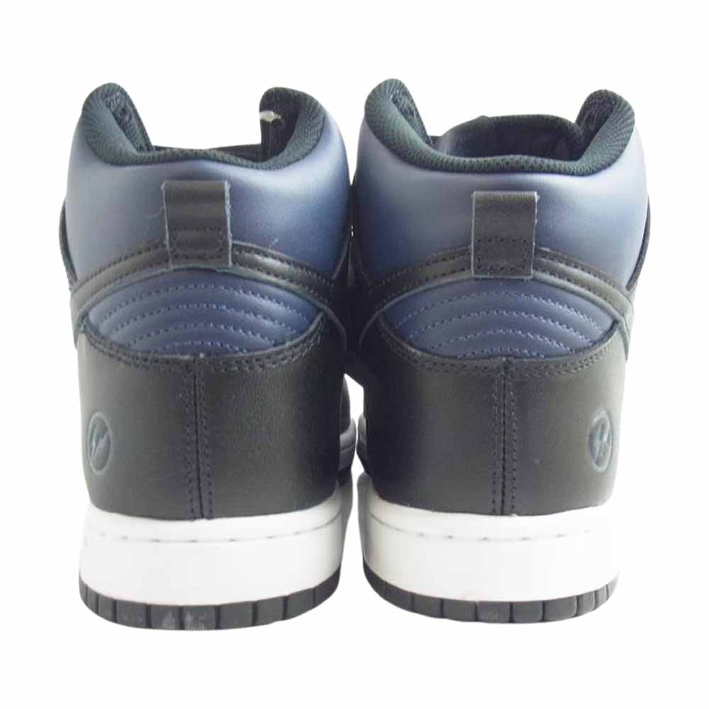 NIKE ナイキ DJ0383-400 NIKE DUNK HIGH FRAGMENT DESIGN ナイキ ダンク ハイ フラグメン デザイン スニーカー ブラック系 ネイビー系 28cm【新古品】【未使用】【中古】