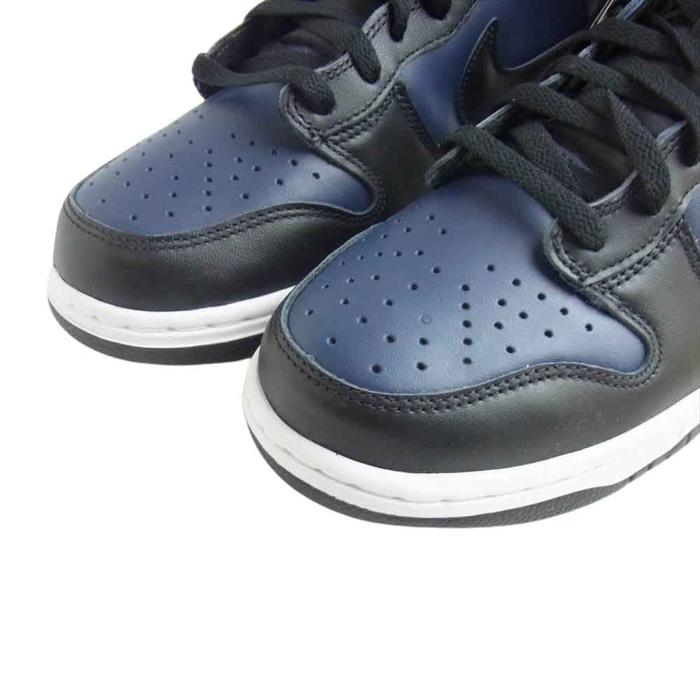 NIKE ナイキ DJ0383-400 NIKE DUNK HIGH FRAGMENT DESIGN ナイキ ダンク ハイ フラグメン デザイン スニーカー ブラック系 ネイビー系 28cm【新古品】【未使用】【中古】