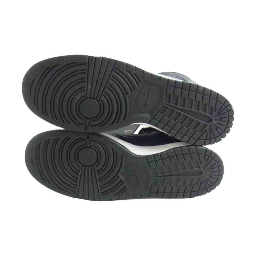 NIKE ナイキ DJ0383-400 NIKE DUNK HIGH FRAGMENT DESIGN ナイキ ダンク ハイ フラグメン デザイン スニーカー ブラック系 ネイビー系 28cm【新古品】【未使用】【中古】