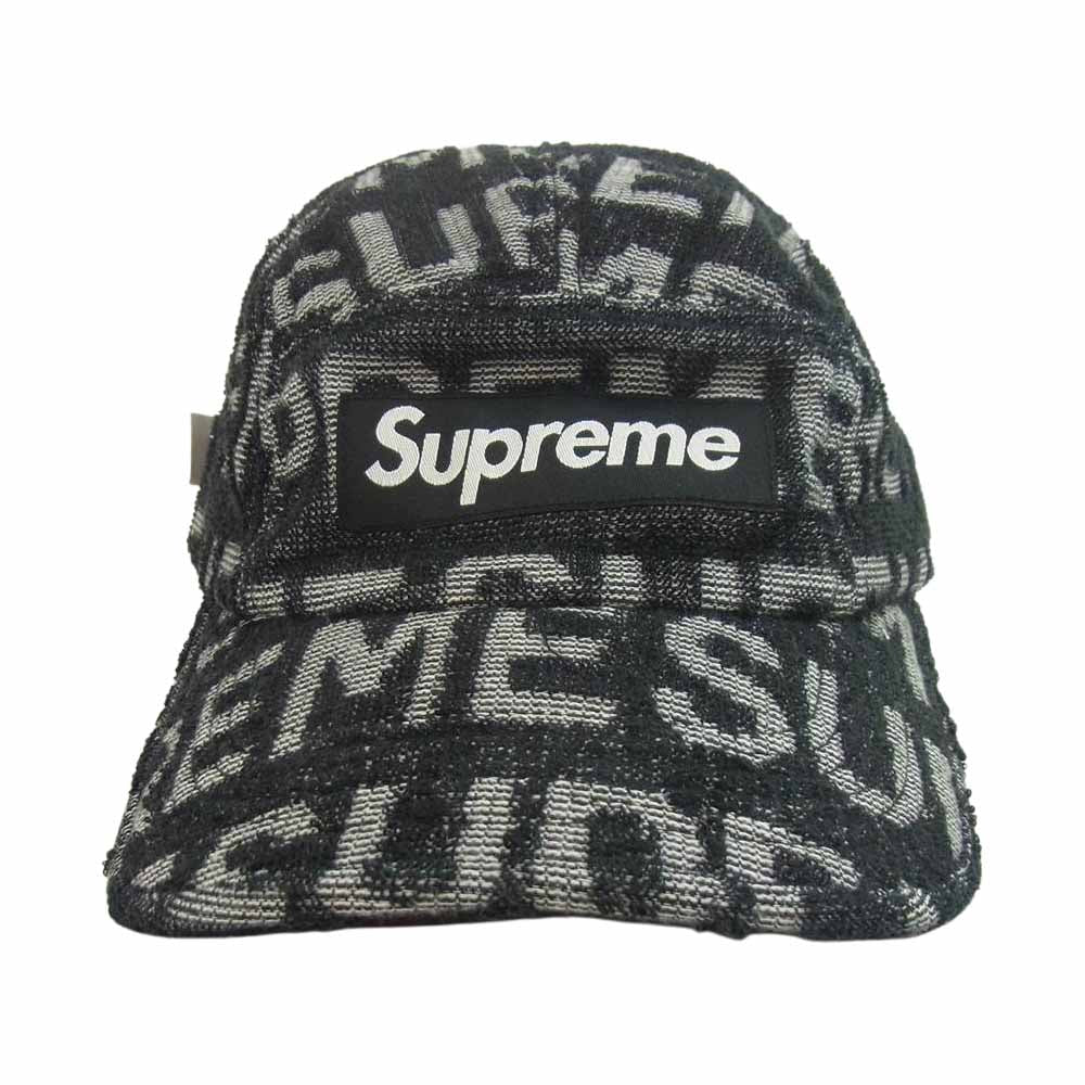 Supreme シュプリーム 22SS Terry Spellout Camp Cap キャンプ キャップ ブラック系【新古品】【未使用】【中古】