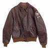 Buzz Rickson's バズリクソンズ BR80253  ROUGHWEAR CLO.CO. TYPE A-2 ラフウェア 実名復刻 ホースハイド フライト ジャケット シールブラウン ブラウン系 40【中古】