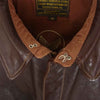 Buzz Rickson's バズリクソンズ BR80253  ROUGHWEAR CLO.CO. TYPE A-2 ラフウェア 実名復刻 ホースハイド フライト ジャケット シールブラウン ブラウン系 40【中古】