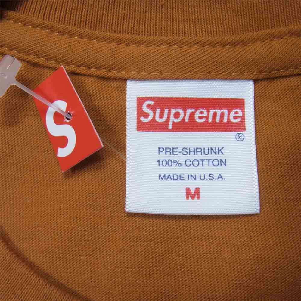 Supreme シュプリーム 19AW Bible Tee バイブル フォト プリント Tシャツ ライトブラウン系 M【美品】【中古】