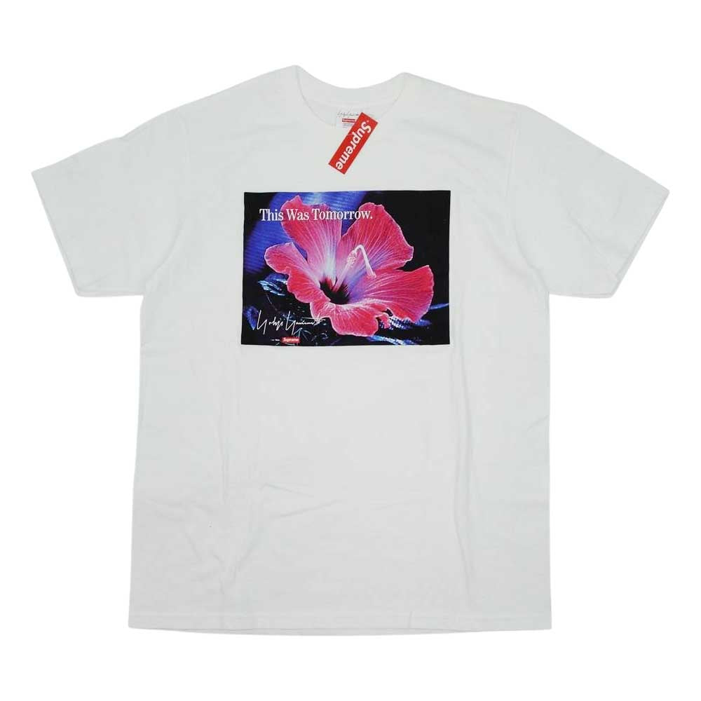 Supreme シュプリーム 20AW Yohji Yamamoto This Was Tomorrow Tee ヨウジヤマモト プリント Tシャツ ホワイト系 M【中古】