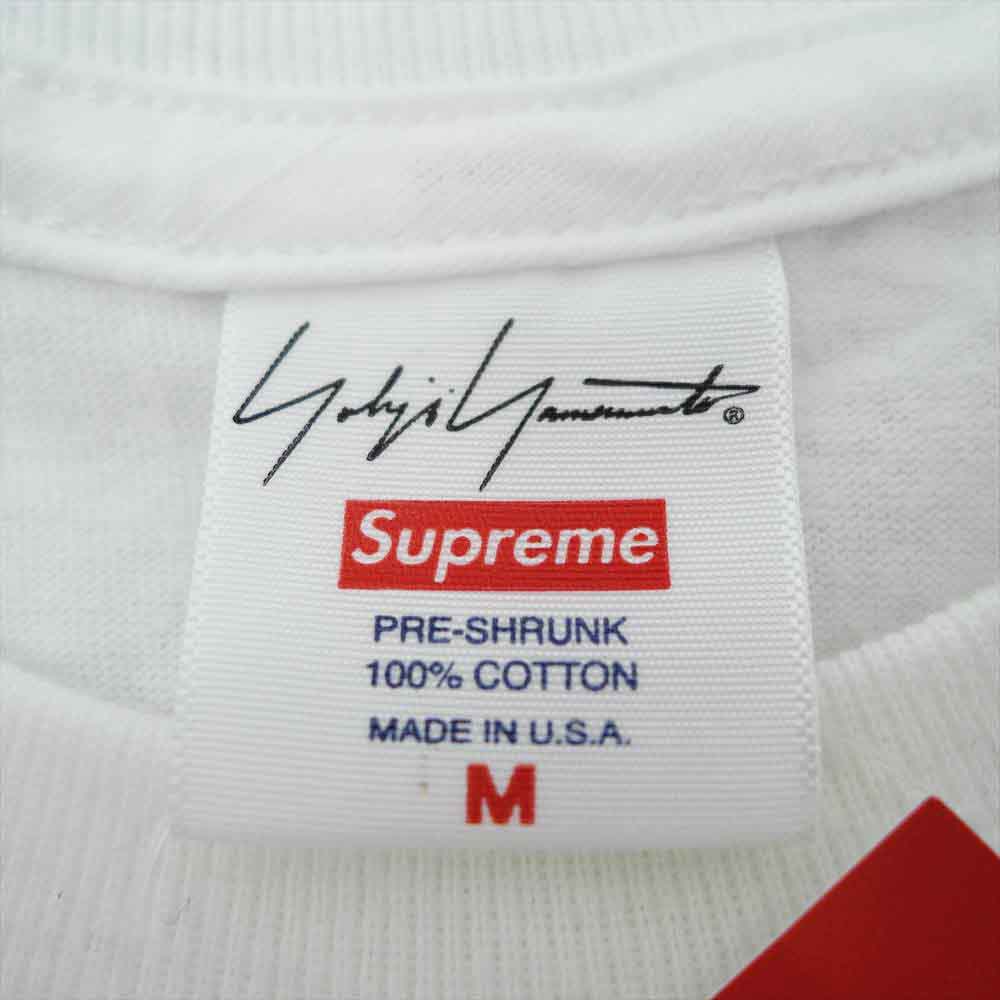 Supreme シュプリーム 20AW Yohji Yamamoto This Was Tomorrow Tee ヨウジヤマモト プリント Tシャツ ホワイト系 M【中古】