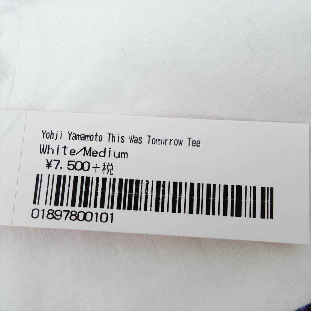 Supreme シュプリーム 20AW Yohji Yamamoto This Was Tomorrow Tee ヨウジヤマモト プリント Tシャツ ホワイト系 M【中古】