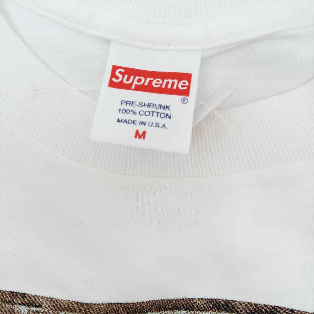 Supreme シュプリーム 19AW Martin Wong Iglesia Pentecostal Tee マーティンウォン プリント Tシャツ ホワイト系 M【新古品】【未使用】【中古】