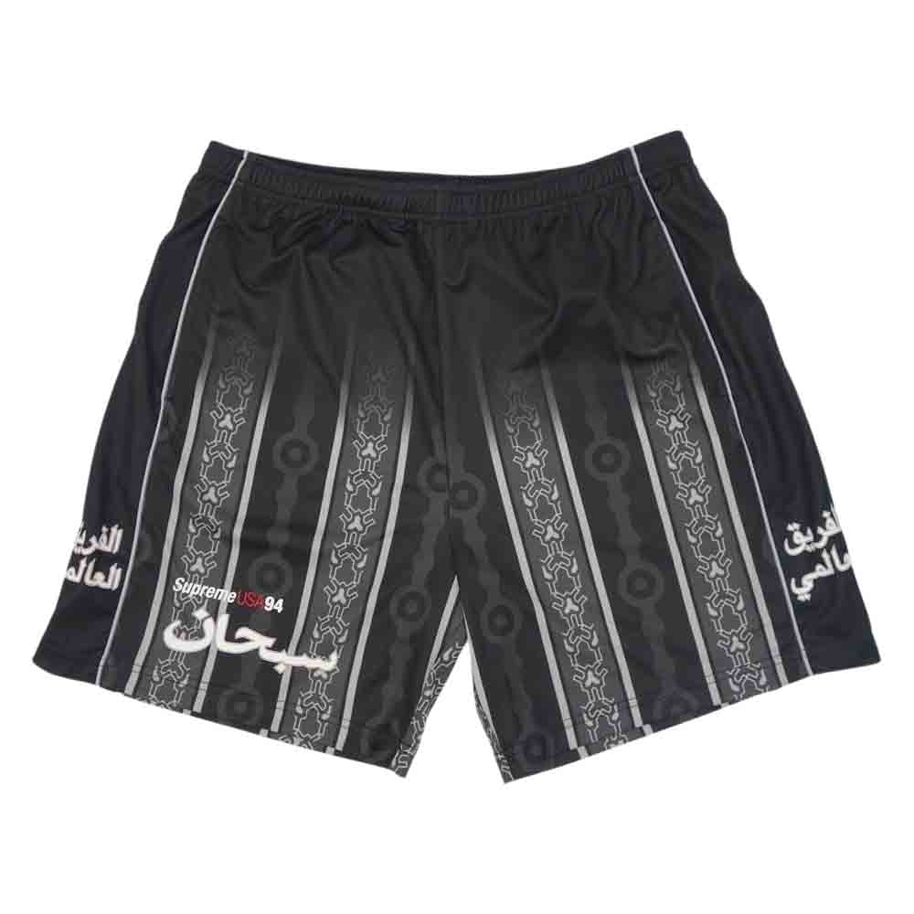 Supreme シュプリーム 21SS Arabic Logo Short アラビックロゴ ショーツ ハーフ パンツ ブラック系 M【極上美品】【中古】
