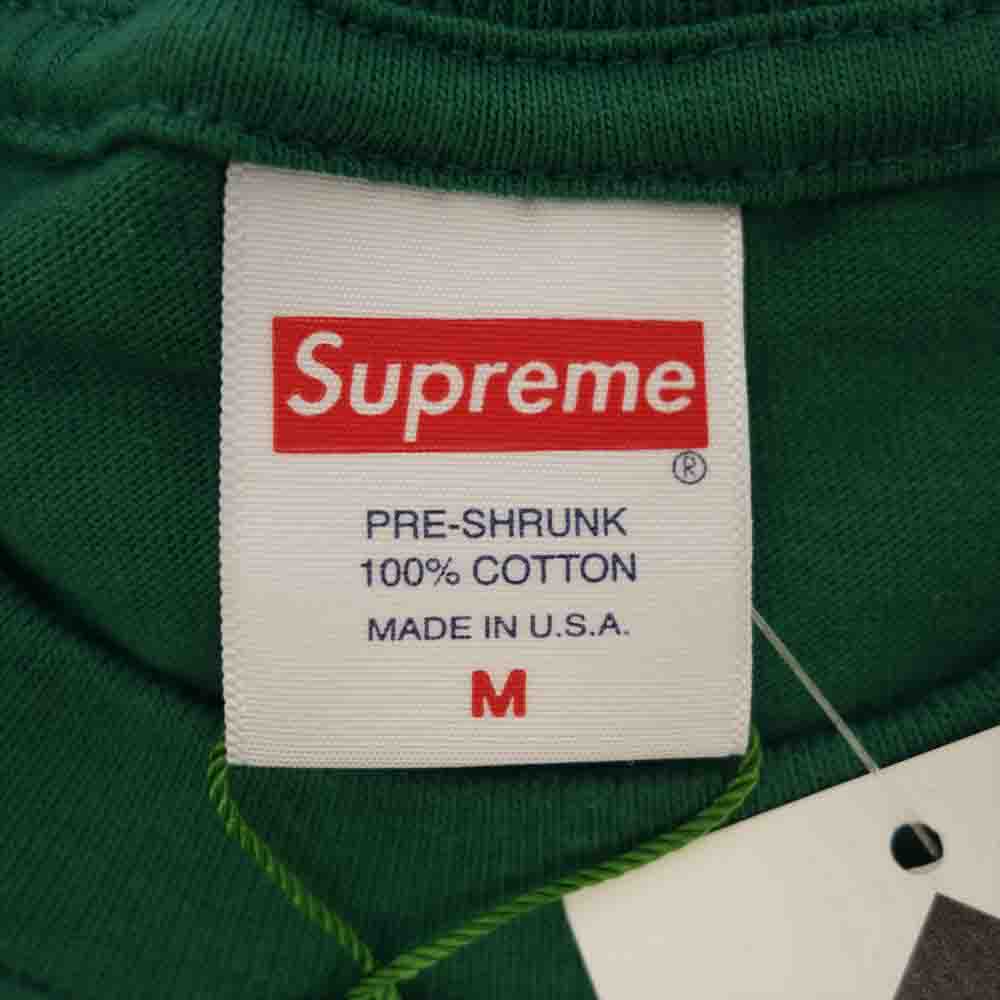 Supreme シュプリーム 21SS KAWS Chalk Logo Tee カウズ チョーク ボックス ロゴ 半袖 Tシャツ グリーン系 M【極上美品】【中古】