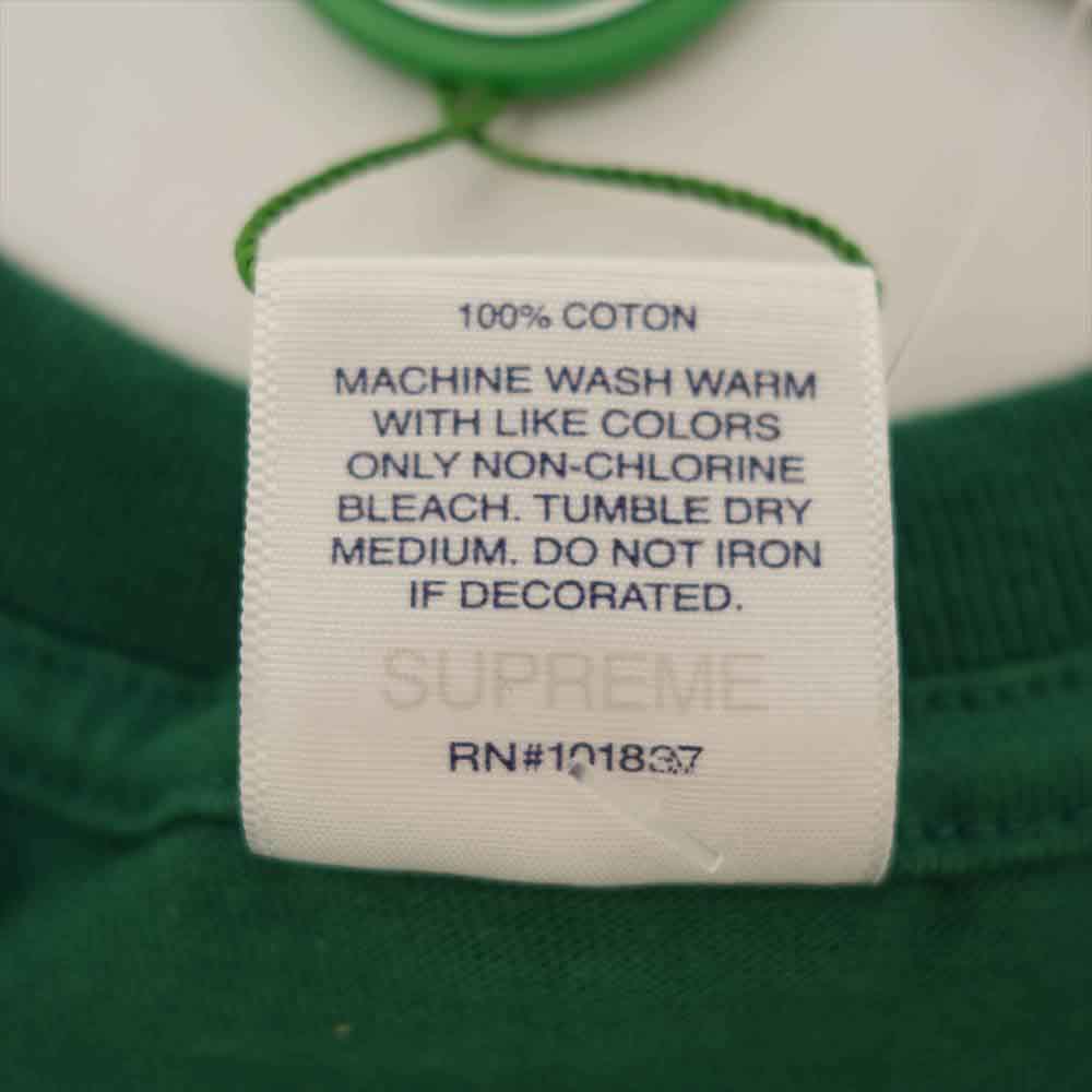 Supreme シュプリーム 21SS KAWS Chalk Logo Tee カウズ チョーク ボックス ロゴ 半袖 Tシャツ グリーン系 M【極上美品】【中古】