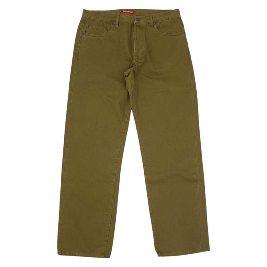 Supreme シュプリーム 20AW Regular Jean レギュラー ジーンズ 後染め パンツ ブラウン系 32【極上美品】【中古】
