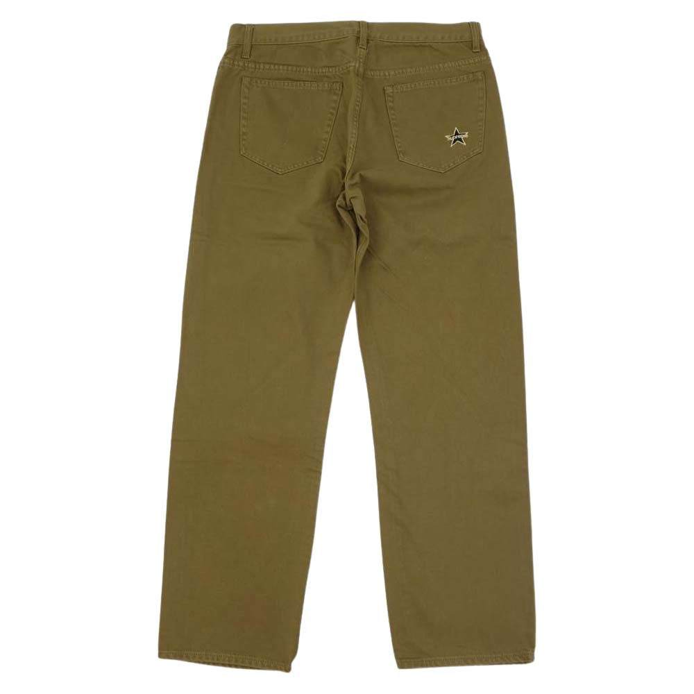 Supreme シュプリーム 20AW Regular Jean レギュラー ジーンズ 後染め パンツ ブラウン系 32【極上美品】【中古】