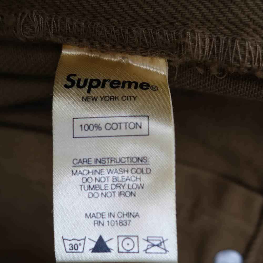 Supreme シュプリーム 20AW Regular Jean レギュラー ジーンズ 後染め パンツ ブラウン系 32【極上美品】【中古】