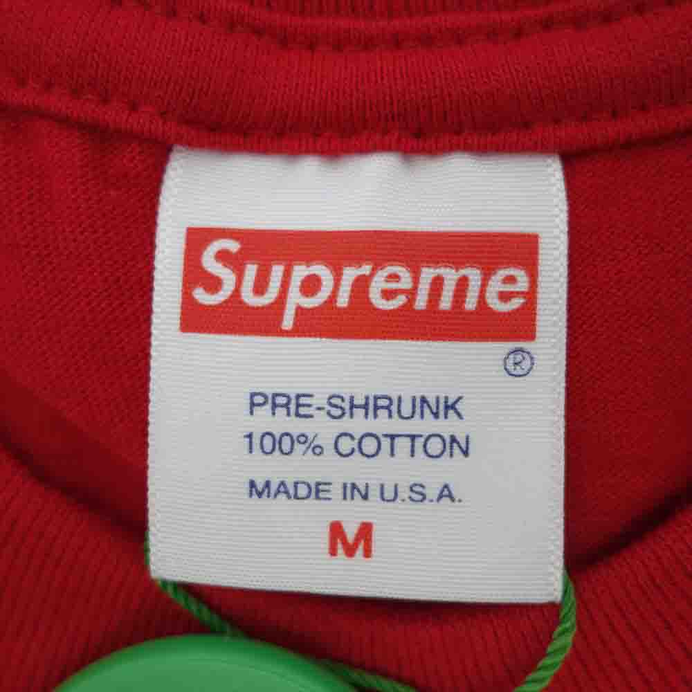 Supreme シュプリーム 20AW Cross Box Logo Tee クロス ボックスロゴ Tシャツ レッド系 M【美品】【中古】