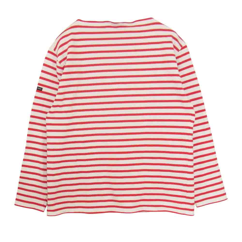 SAINT JAMES セントジェームス ウエッソン ボーダー バスク シャツ カットソー レッド系 40【中古】