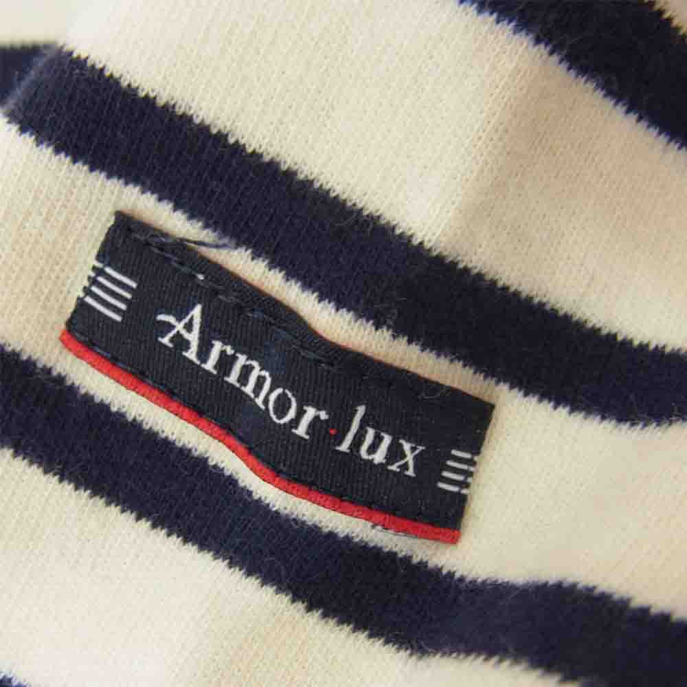 ARMOR LUX アルモーリュックス × SHIPS シップス × BLUE BLUE ブルーブルー ボーダー 長袖 Tシャツ ネイビー系 L【中古】