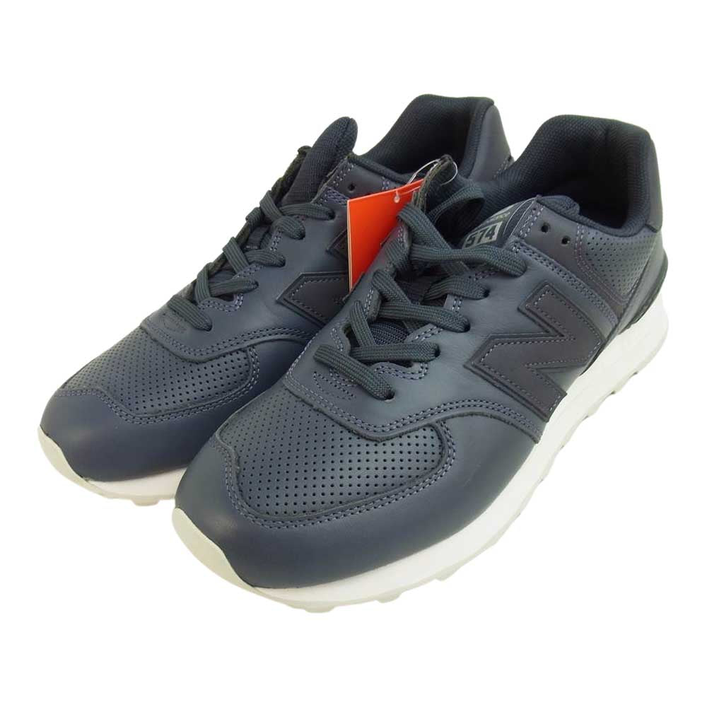 NEW BALANCE ニューバランス ML574DAN ローカット スニーカー ネイビー ネイビー系 27.5cm【新古品】【未使用】【中古】