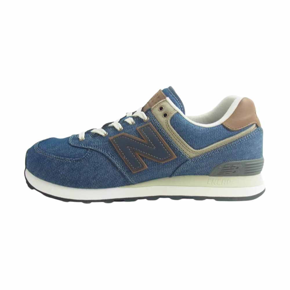 NEW BALANCE ニューバランス ML574AM2 デニム ローカット スニーカー