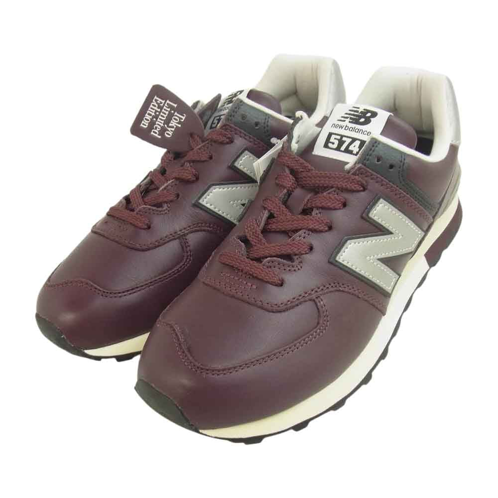 NEW BALANCE ニューバランス ML574OU2 ローカット スニーカー ワインレッド系 27.5cm【新古品】【未使用】【中古】
