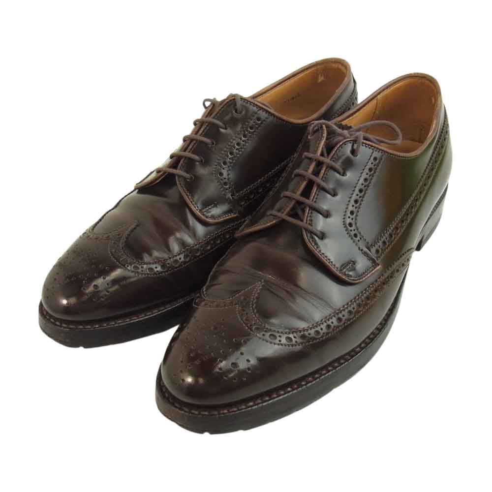 ピール&コー ブルックスブラザーズ Brooks Brothers別注 57264 ウィングチップ シューズ ダークブラウン系 7.5【中古】