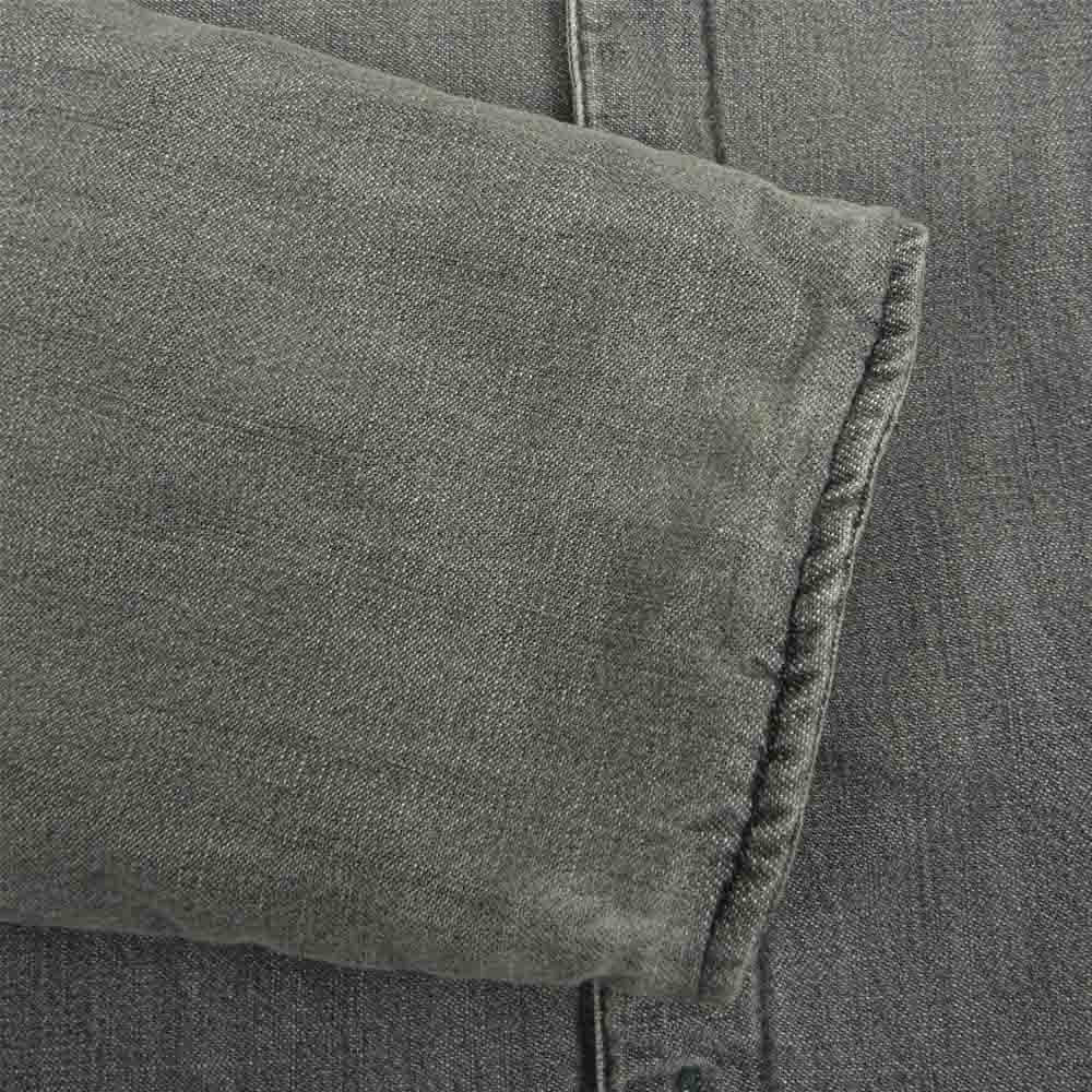 MAISON MARGIELA メゾンマルジェラ 20AW S50DL0449 10ライン PADDED SHIRT 中綿 デニム シャツ ジャケット グレー系 38【中古】
