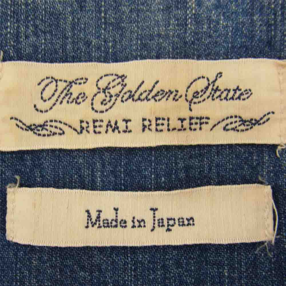 REMI RELIEF レミレリーフ インディゴブルー系 M【中古】