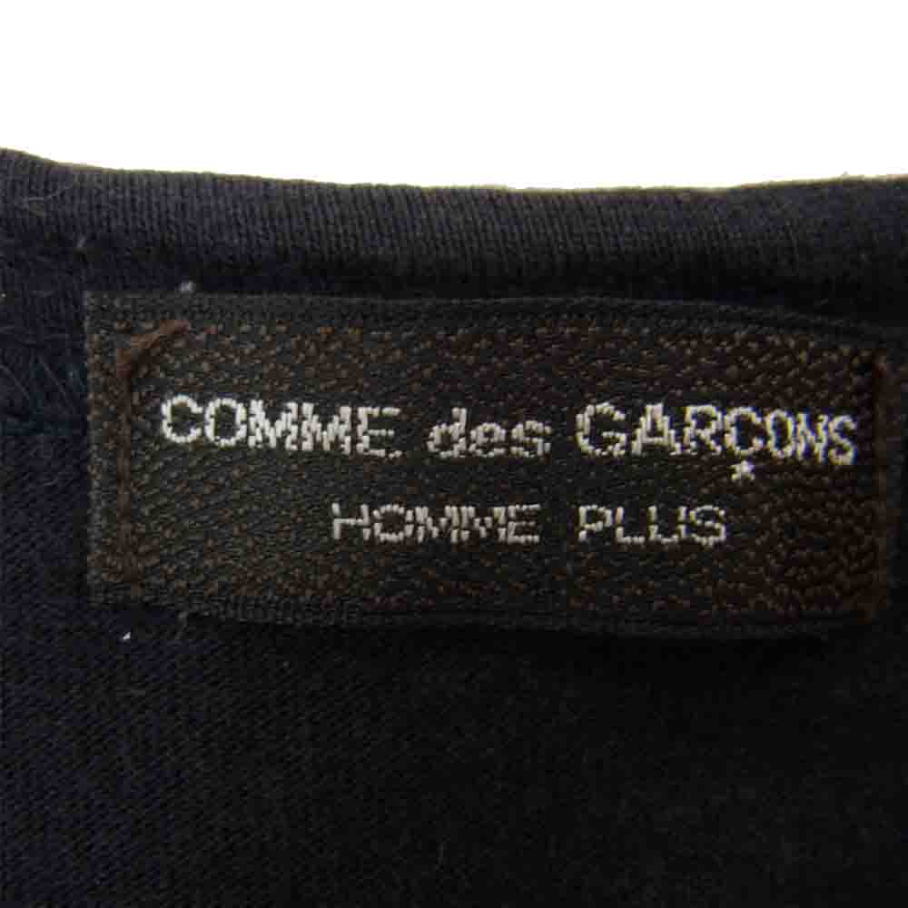 COMME des GARCONS コムデギャルソン HOMME PLUS 90S ヴィンテージ 顔料プリント 長袖カットソー ネイビー系 サイズ表記無【中古】