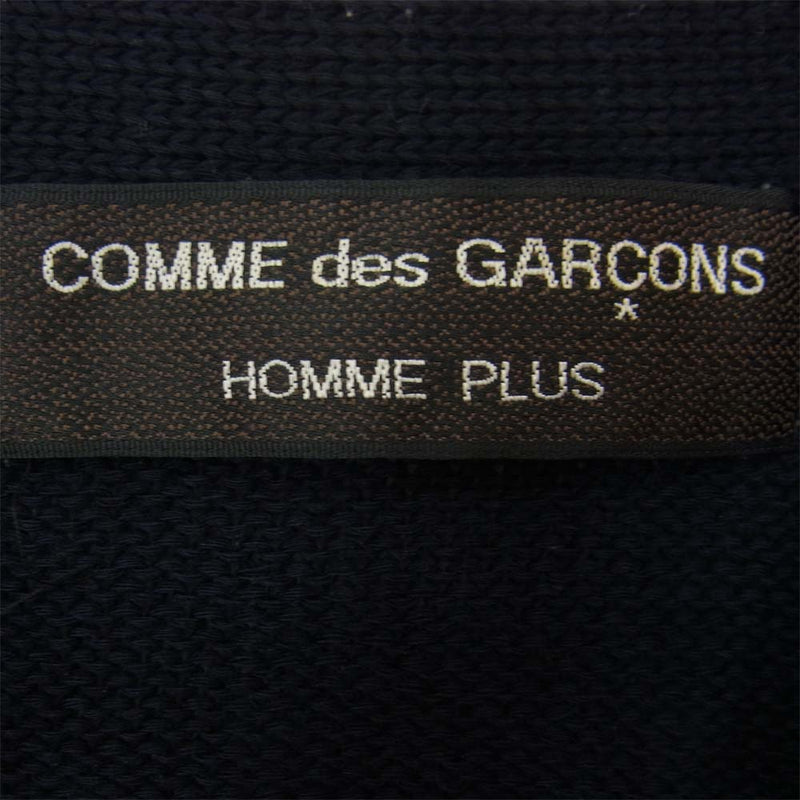 COMME des GARCONS コムデギャルソン HOMME PLUS 90S ヴィンテージ AD1997 PN-100420 ジップ ニット ベスト ネイビー系 サイズ表記無【中古】