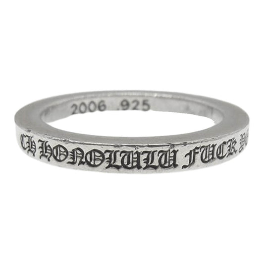 CHROME HEARTS クロムハーツ（原本無） 3ｍｍ SPACER HONOLULU FUCK YOU RING スペーサー ホノルル ファックユー リング シルバー系【中古】