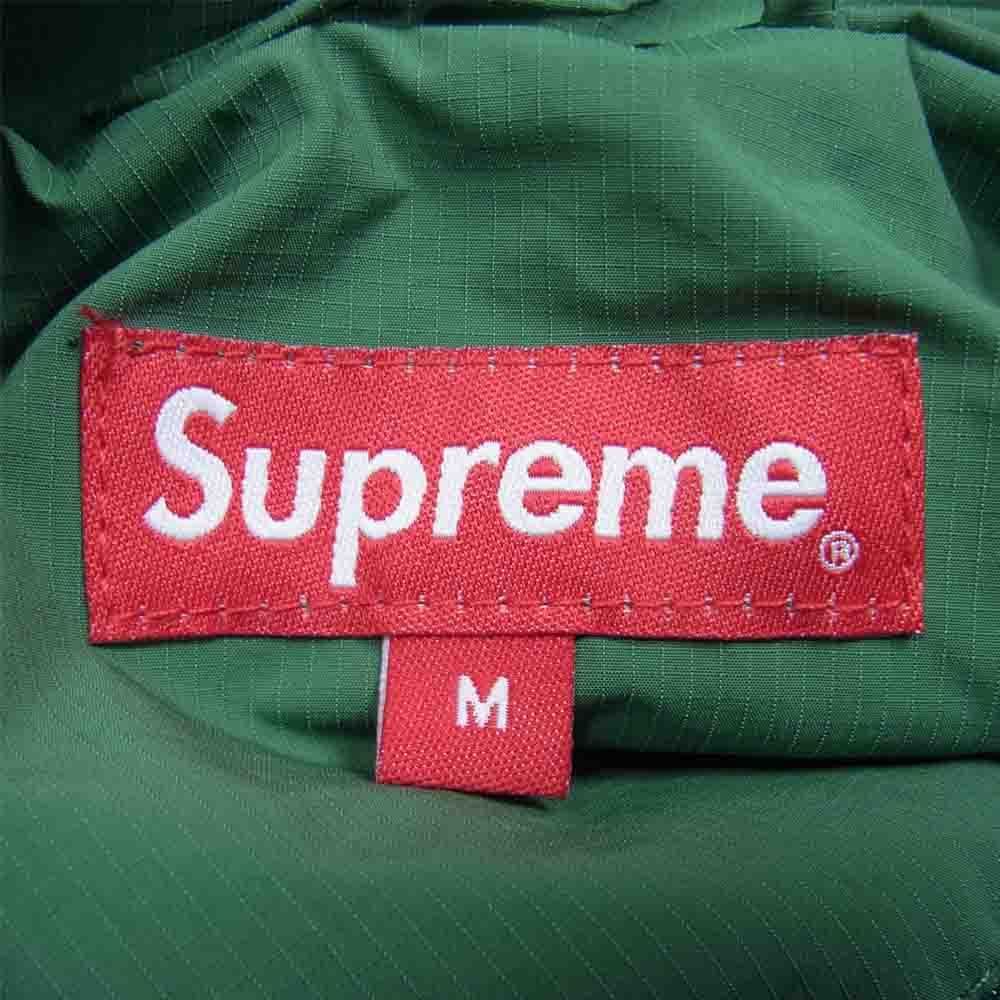 Supreme シュプリーム 20AW Curve Logos Ripstop Jacket カーブ ロゴ リップストップ ジャケット グリーン系 M【新古品】【未使用】【中古】